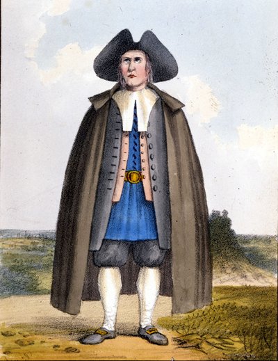 Quacchero americano, fine XVIII secolo. da Unknown artist