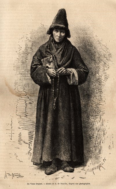 Un vecchio credente, appartenente alla Chiesa del Popolo Russo (e che rifiuta la Chiesa Ortodossa), rappresentante uno dei innumerevoli culti che si sono sviluppati sul territorio, prendendo questo pretesto religioso per esprimere il loro profondo disaccor da Unknown artist