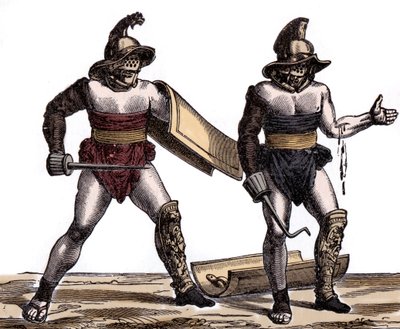 Antica Roma: il gladiatore romano da Unknown artist