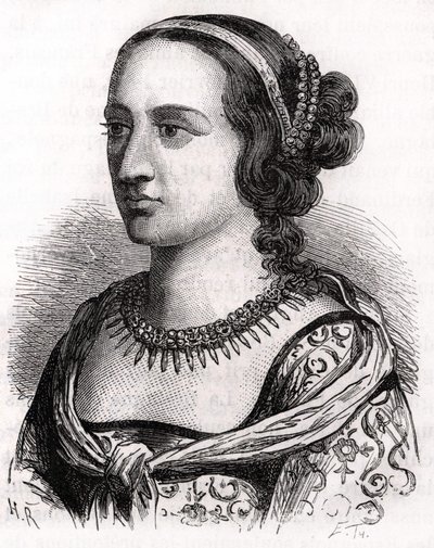 Anna di Francia, conosciuta come la Signora di Beaujeu (1461 - 1522). da Unknown artist