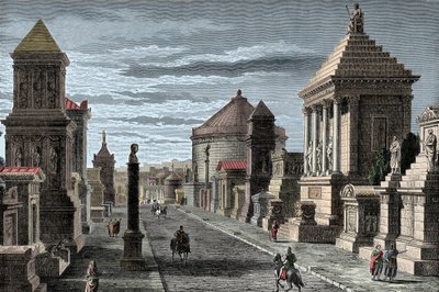 Via Appia - Via Appia a Roma - da Unknown artist