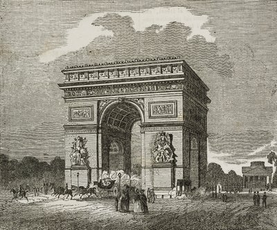 Arco di Trionfo, Parigi, Francia da Unknown artist