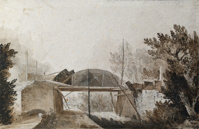 Arco della ferrovia di Southampton sopra Chelsea Road da Unknown artist