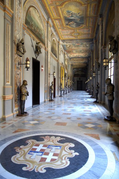 Architettura: vista del Palazzo dei Gran Maestri dell