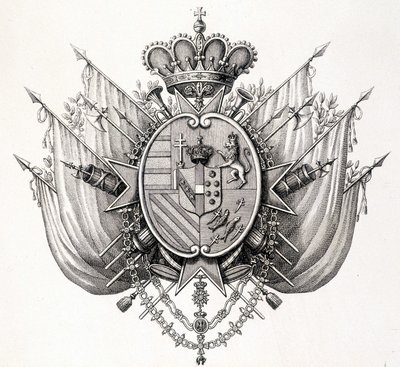 Stemma della Toscana, inizio XIX secolo. Leopoldo di Toscana da Unknown artist