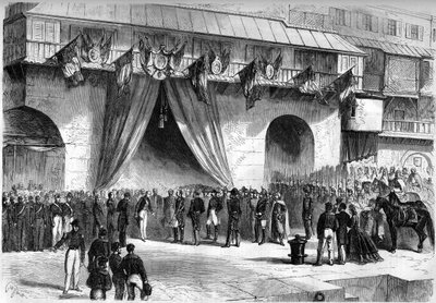 Arrivo ad Algeri il 19 settembre 1864 del maresciallo Mac-Mahon, nominato governatore generale dell