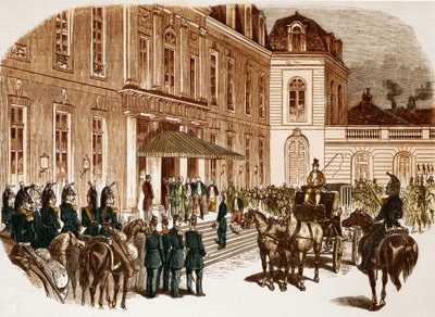 Arrivo di Luigi Napoleone Bonaparte (Luigi-Napoleone III) all