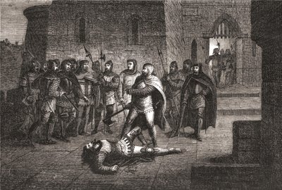 Assassinio di Etienne Marcel nel 1358 - in "L