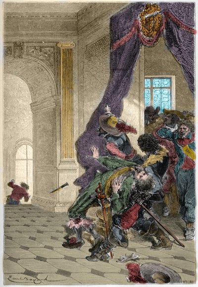 Assassinio del Duca di Buckingham - George Villiers da Unknown artist