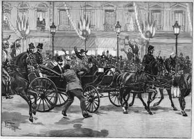 Assassinio del presidente della Repubblica Sadi Carnot (1837-1894) da parte dell