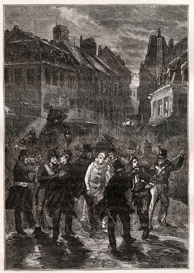 Attentati contro Luigi Filippo I - La cospirazione di rue des Prouvaires - Il 1° febbraio da Unknown artist