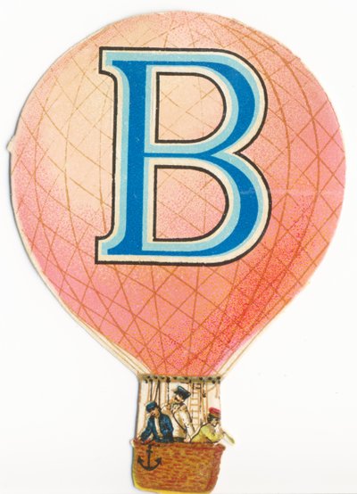 B: Pallone (mongolfiera) da Unknown artist