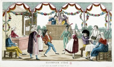 Ballo: bastringue estivo, n.d., fine XVIII secolo da Unknown artist