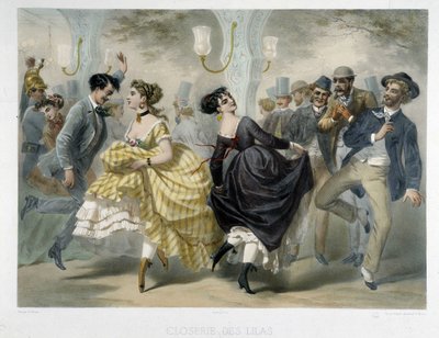 Ballo alla Closerie des Lilas, circa 1860 da Unknown artist