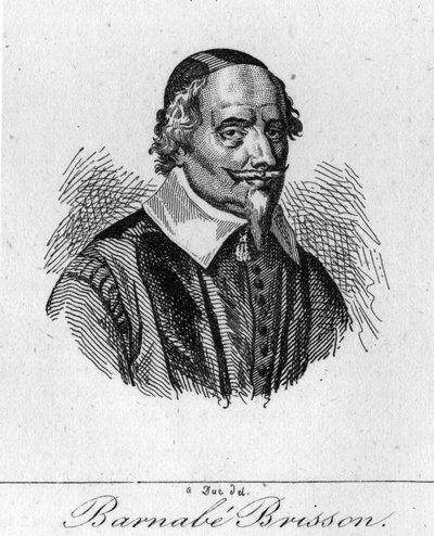 Barnabé Brisson, magistrato francese 1530-1591 da Unknown artist
