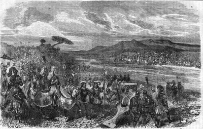 Battaglia di Fornoua (Fornovo) (Italia) sotto Carlo VIII il 6 luglio da Unknown artist