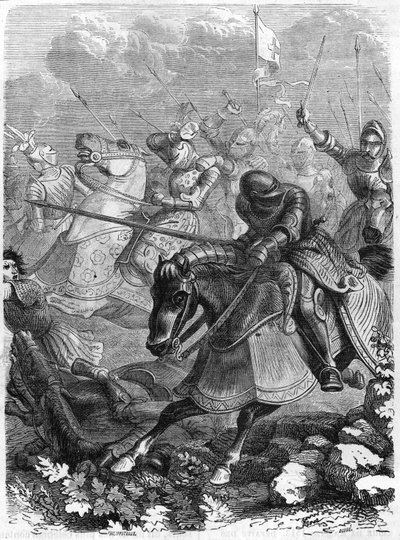 Battaglia di Guinegate o Guinegatte (Francia), Giorno degli speroni, 16 agosto da Unknown artist