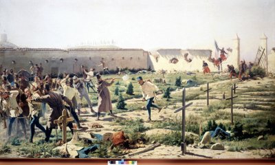 Battaglia di Solferino, Lombardia, opposta agli eserciti franco-sardi e austriaci il 24 giugno 1859. Museo del Risorgimento. Milano da Unknown artist