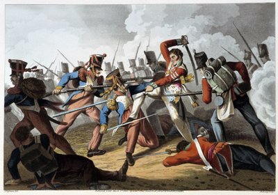 Battaglia dei Pirenei - in "Aneddoti storici, militari e navali..." di Edward Orne da Unknown artist