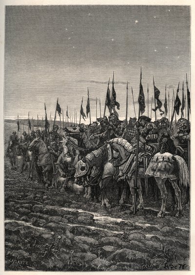 Prima della battaglia di Azincourt - Guerra dei Cent
