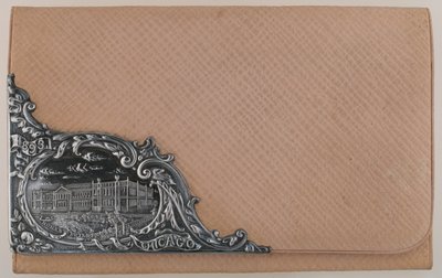 Portafoglio del biglietto da visita di Bertha Palmer da Unknown artist