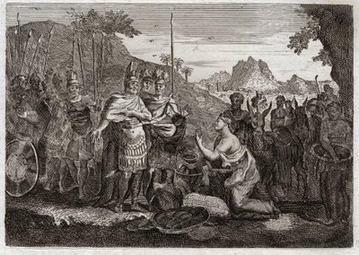 Bibbia di Royaumont, Antico Testamento: Abigail. Abigail, moglie di Nabal, placa l