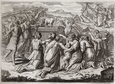Bibbia di Royaumont, Antico Testamento: Adorazione del Vitello d