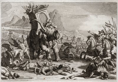 Bibbia di Royaumont, Antico Testamento: Coraggio di Eleazaro. Il re seleucide Antioco V Eupatore, figlio dell