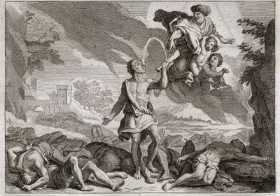 Bibbia di Royaumont, Antico Testamento: La sconfitta dei Filistei. Sansone uccide mille Filistei con una mascella d