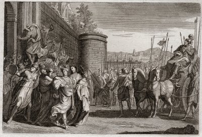 Bibbia di Royaumont, Antico Testamento: Iefte sacrifica sua figlia. Iefte, uno dei giudici d