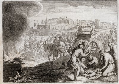 Bibbia di Royaumont, Antico Testamento: Oza colpito da Dio. Davide vuole riportare l