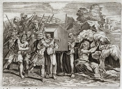 Bibbia di Royaumont, Antico Testamento: Passaggio del Giordano. Illustrazione del 1811 da Unknown artist