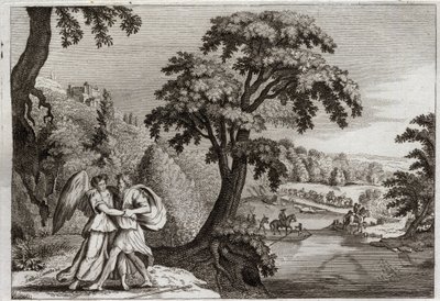 Bibbia di Royaumont, Antico Testamento: Riconciliazione di Esaù con Giacobbe. La saggezza di Giacobbe per ammorbidire Esaù. La sua lotta con l