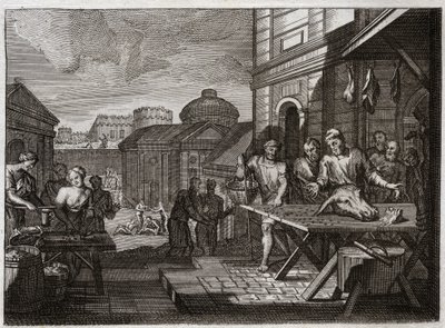 Bibbia di Royaumont, Antico Testamento: Assedio di Samaria. Il re di Siria assediò la città di Samaria e la ridusse a una terribile carestia. Illustrazione del 1811. da Unknown artist