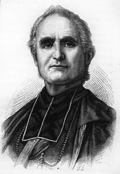 Vescovo Félix Dupanloup (1802-1878), prelato francese, vescovo di Orléans. da Unknown artist