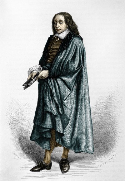 Blaise Pascal (1623-1662), matematico, fisico e scrittore francese da Unknown artist