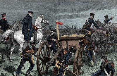 La marcia di Blücher verso Waterloo da Unknown artist
