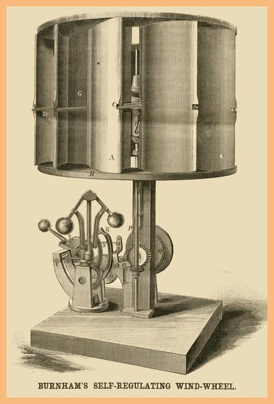 Burnhams Autogestito Ruota del vento da Unknown Artist