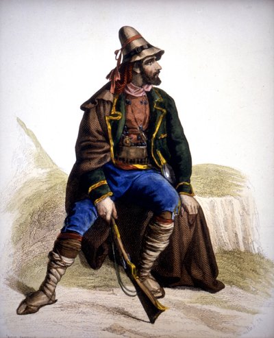 Brigante calabrese - incisione da Unknown artist