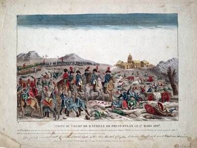 Campagna di Prussia e Polonia (1806-1807) - Napoleone I sul campo di battaglia di Eylau il 9/02/1807 da Unknown artist