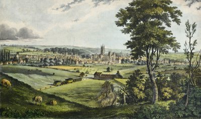 Canterbury dalla ferrovia da Unknown artist
