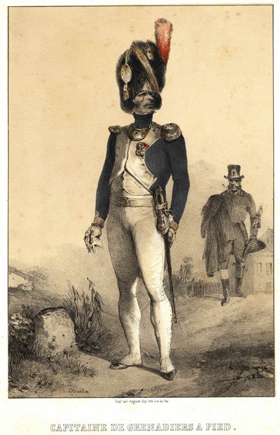 Capitano dei granatieri a piedi da Unknown artist
