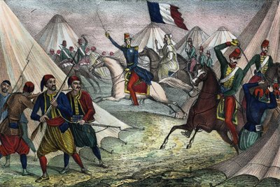 Cattura della Smala di Abd-el-Kader in Algeria il 16 maggio 1843 da parte del Duca d