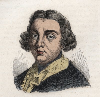 Carlo Goldoni (1707-1793), commediografo italiano da Unknown artist