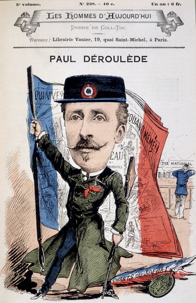 Cartone animato di Paul Déleède (1846-1914), scrittore e politico francese. In “The Men of Today”. da Unknown artist
