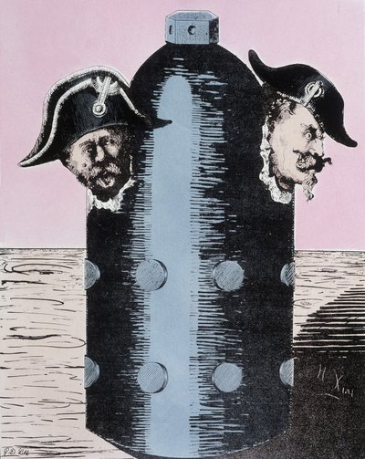 Cartone sulla Comune di Parigi: "Le uova di Pasqua dei parigini" anno 1871 da Unknown artist