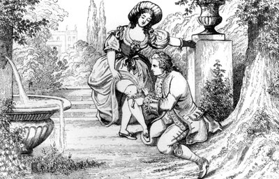 Catherine C. in "Storia della mia vita" di Casanova, Bruxelles 1872 da Unknown artist