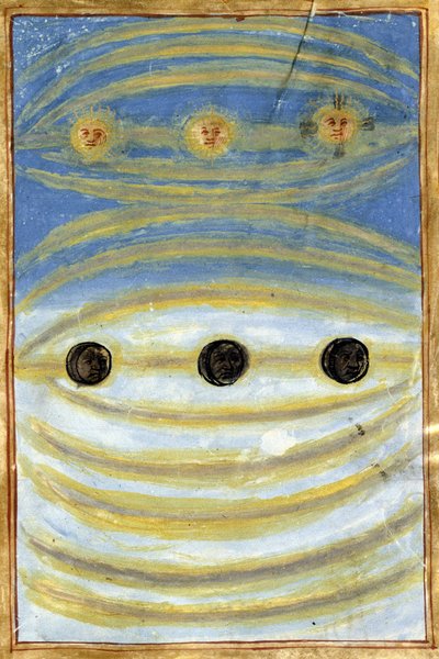 Segni celesti visti il giorno della morte di Anna di Bretagna da Unknown artist
