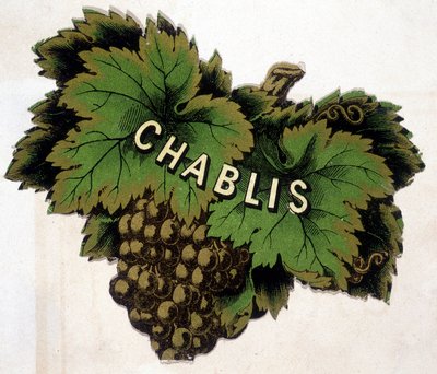 Etichetta di Chablis. Cromolitografia, s.d. da Unknown artist