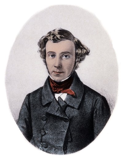 Charles-Alexis-Henri Clerel de Tocqueville (1805-59) - Ritratto di Alexis de Tocqueville (Alexis Charles Henri Cleral de Tocqueville) (1805 - 1859), storico e politico francese da Unknown artist